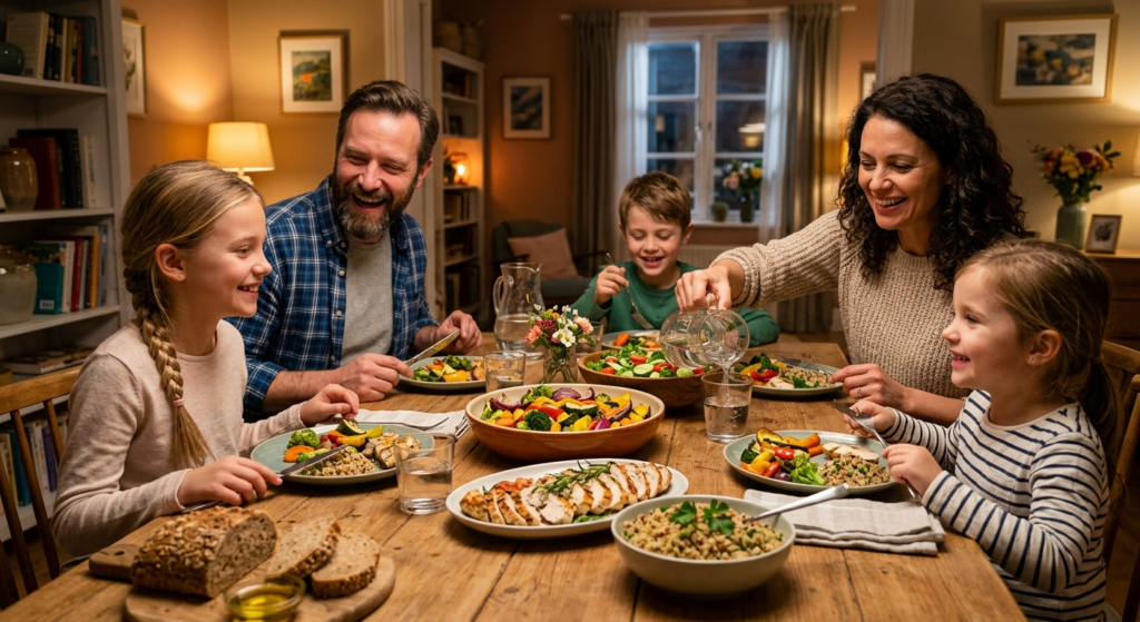 Mat för väliket: Näringsrik och enkel middagsmatlista för familjers